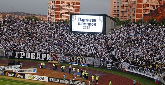 Partizan slavi bez navijača