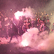 Хиљаде навијача Партизана на Калемегдану гледа меч против Реала