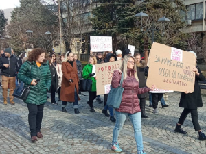 Протест у Врању против акушерског насиља