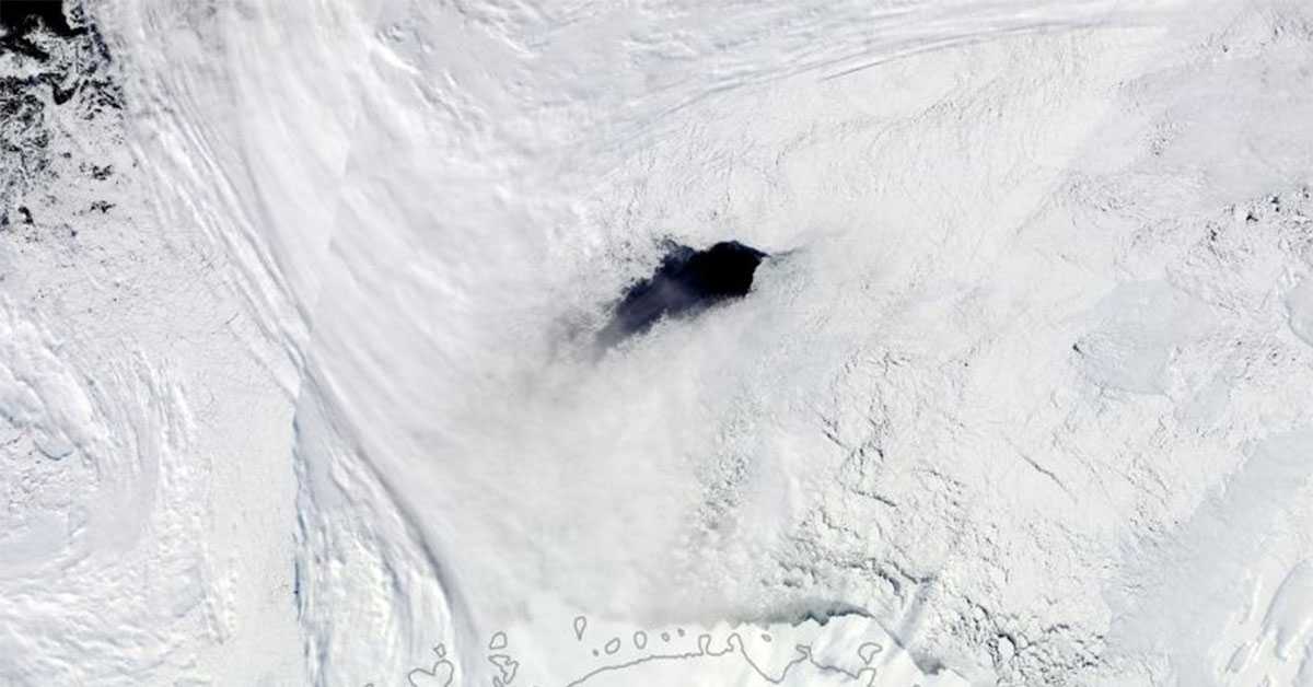  Решена мистерија  „црне рупе”  у леду Антарктика