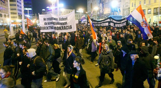 Protesti U Zagrebu