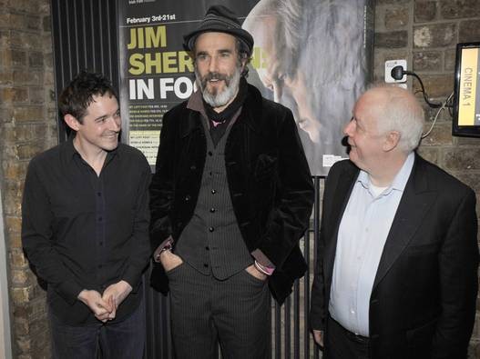 HJU O KONOR , DANIJEL DEJ LUIS I DŽIM ŠERIDAN na projekciji filma MOJE LEVO STOPALO u Irskom filmskom institiutu 2012. godine.jpg