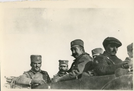 Бојовић обилази положаје са регентом Александром 1912. године
