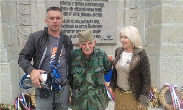 Ђорђе Михајловић и тонски сниматељ Славиша Петровић