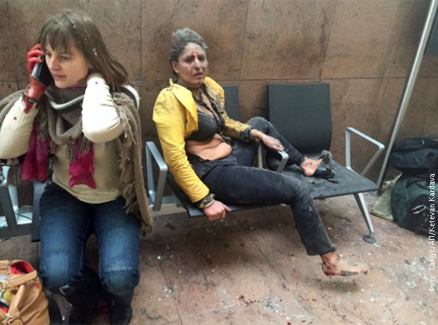 Žene ranjene u Briselu
