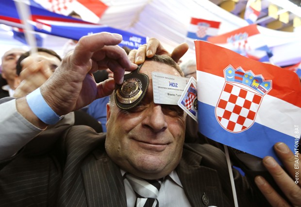 Sa HDZ-ovog skupa u Zagrebu (arhivska fotografija)