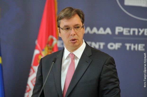 Александар Вучић на конференцији за новинаре