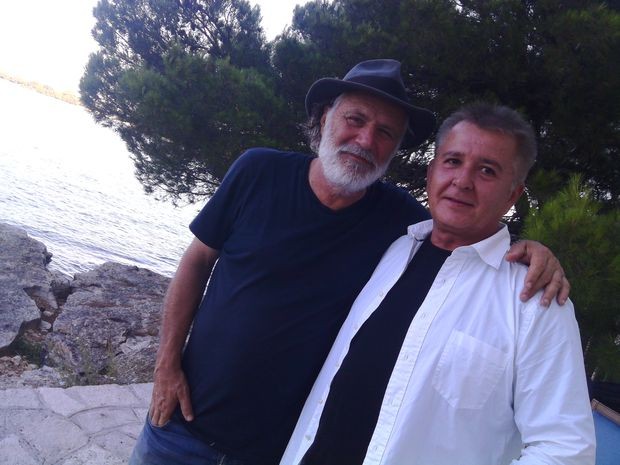Rade Šerbedžija i Slobodan Savić na Brionima Rade Šerbedžija i Slobodan Savić na Brionima
