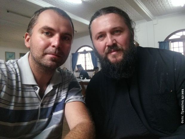 Виктор Лазић и монах Давид