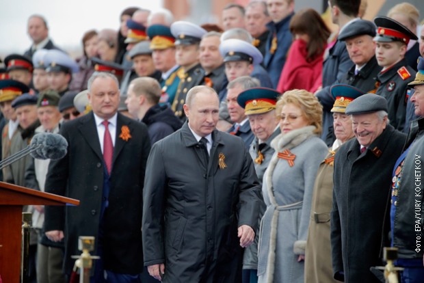 Владимир Путин стиже на прославу Дана победе Владимир Путин стиже на прославу Дана победе