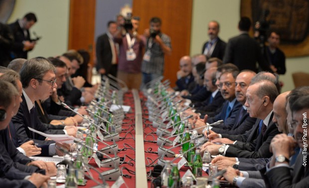 Sastanak delegacija Srbije i Turske
