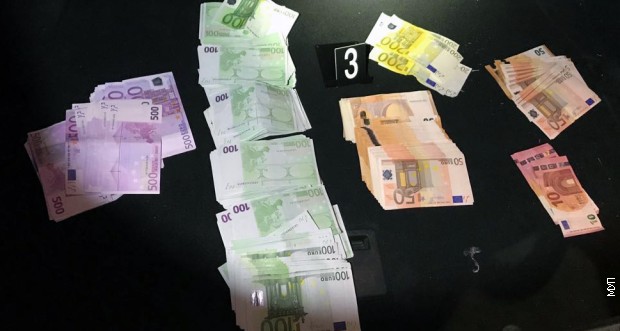 Od osumnjičenih privremeno oduzeto oko 110.000 evra