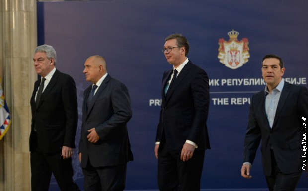 Predsednik Vučić sa premijerima Rumunije, Bugarske i Grčke 