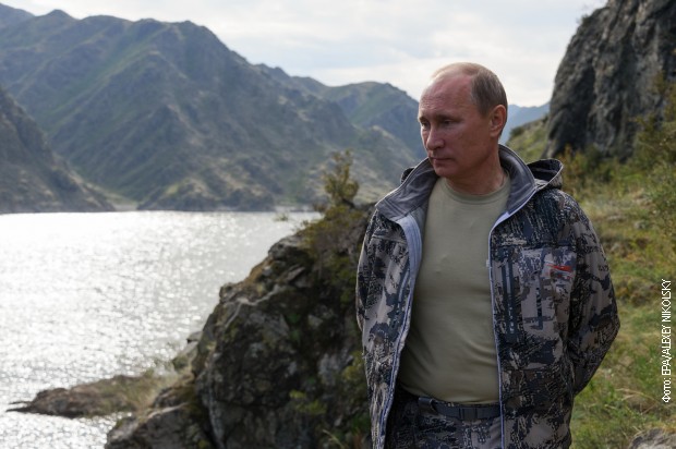 Vladimir Putin u Sibiru (arhivska fotografija)