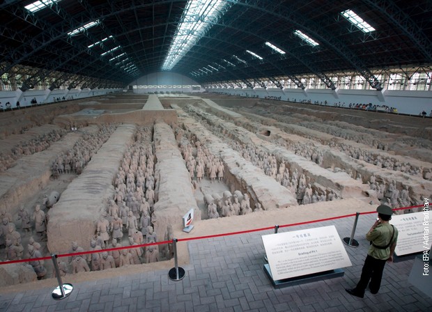 Muzej prvog cara dinastije Đ†in sa više od 7.000 glinenih vojnika, lociran u kineskoj provinciji Šensi
