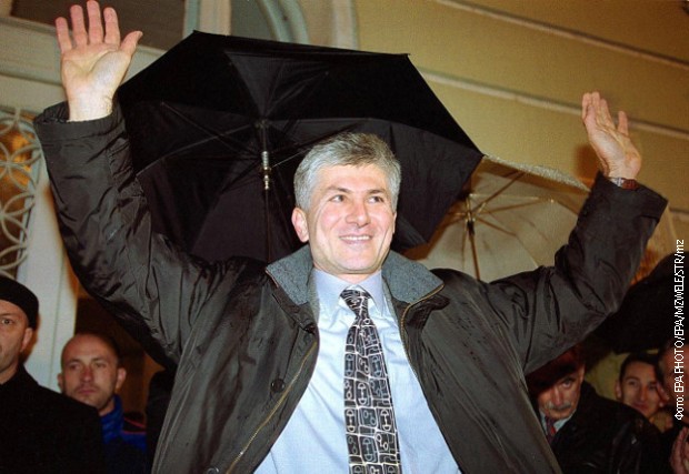 Zoran Đinđić u Užicu, oktobar 1999. godine