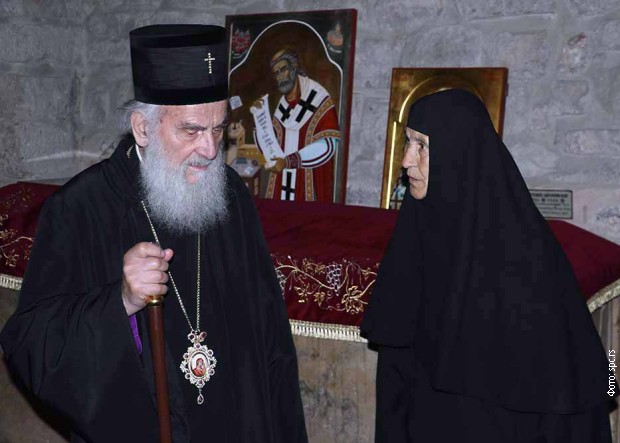 Патријарх Иринеј у Пећкој патријаршији
