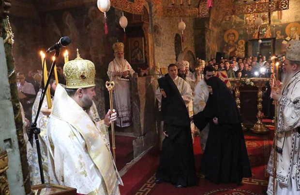 Саборна архијерејска Литургија у Пећкој Патријаршији