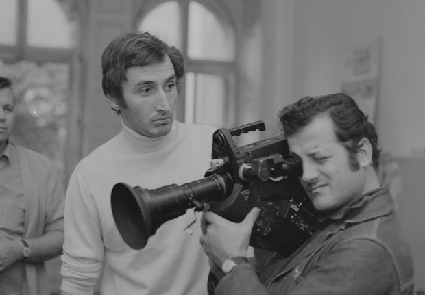 Vlada Andrić i Duško Stefanović na snimanju filma Vlada Andrić i Duško Stefanović na snimanju filma