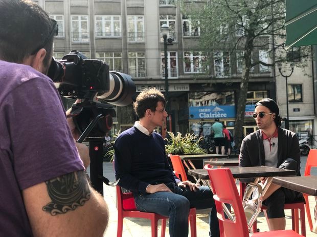Aleksandar Stojanović i Lazar Marković u Briselu Aleksandar Stojanović i Lazar Marković u Briselu