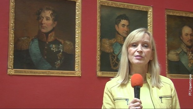 autor emisije Vera Katanić, Ermitaž, Vojna galerija 1812. autor emisije Vera Katanić, Ermitaž, Vojna galerija 1812.