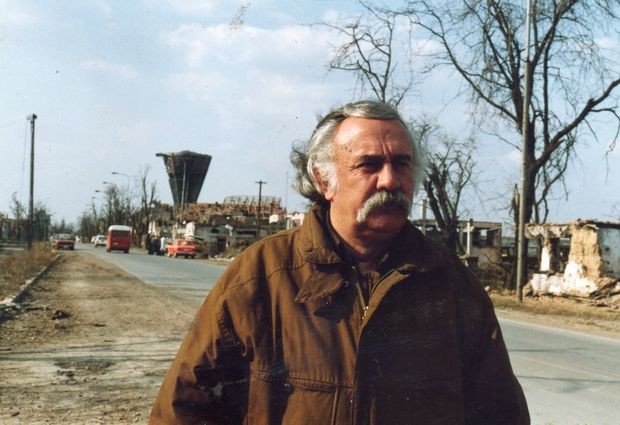 Živojin Pavlović na snimanju filma Živojin Pavlović na snimanju filma