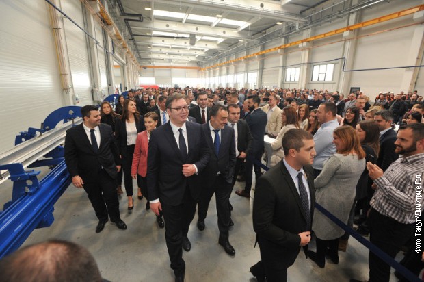 Отворена фабрика АММ у „Мајнд парку“ у Крагујевцу