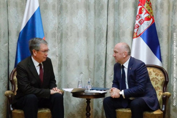 Састанак министра Поповића и амбасадора Чепурина