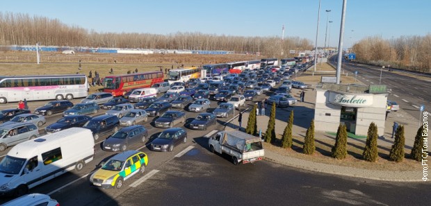 Колоне возила на Хоргошу, Батровцима и Градини