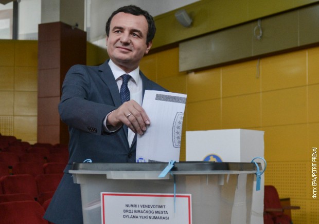 Aљбин Курти на изборима 11. јуна 2017. године