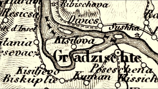 Kisiljevo, mapa, rodno mesto Pere Blagojevića Kisiljevo, mapa, rodno mesto Pere Blagojevića