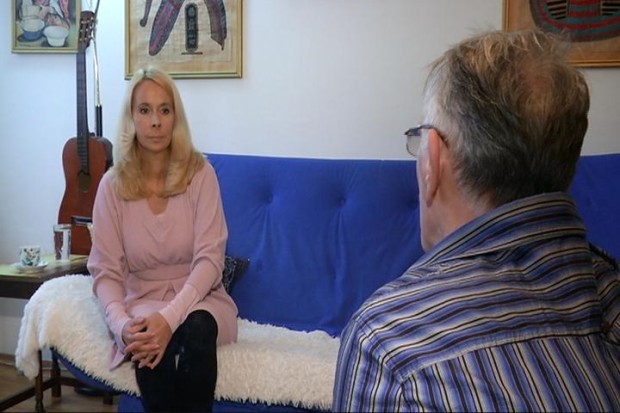 Tamara Drezgić i Miodrag Đorđević na snimanju emisije Tamara Drezgić i Miodrag Đorđević na snimanju emisije