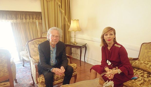 Peter Handke i Dragana Ignjić Peter Handke i Dragana Ignjić