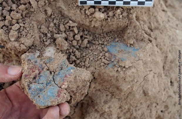 Deo crteža iz unutrašnjosti palate