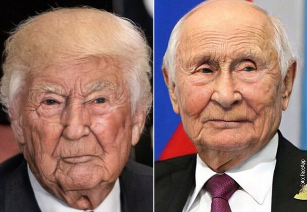 Donald Tramp i Vladimir Putin 