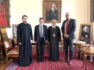 Đakon dr Aleksandar Praščević, Dominik Müggler, Njegova Svetost patrijarh srpski Irinej, Vladimir Miletić