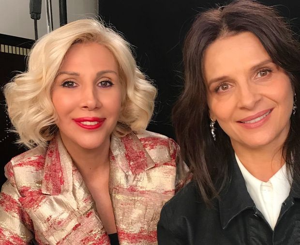 Сандра Перовић и Жилијет Бинош