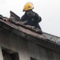 Изгорела зграда у Подгорици