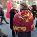 Протест Комуниста и СНП "Наши"