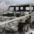 Изгорео аутомобил у Бањској