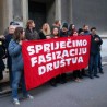 Загреб, протест против мисе за Павелића