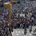 Протест бајкера у Каракасу