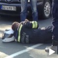 Полицајац повређен код Скупштине