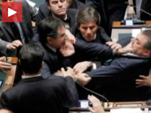 Хаос у италијанском парламенту