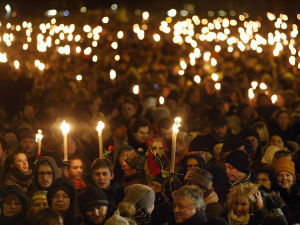  Копенхаген,  бдење за жртве напада