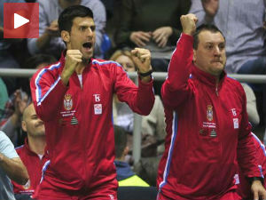 После првог дана, Србија – Хрватска 2:0 