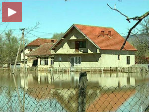 Јужна Морава опада, стотине хектара њива под водом