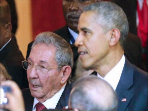 Историјски састанак Обама-Кастро