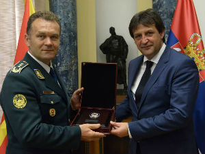 Гашић са начелником Генералштаба Армије Македоније