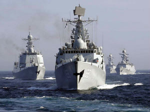Руска и кинеска ратна морнарица на Медитерану